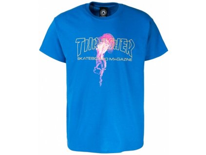 thrasher atlantic drift tee royal blue