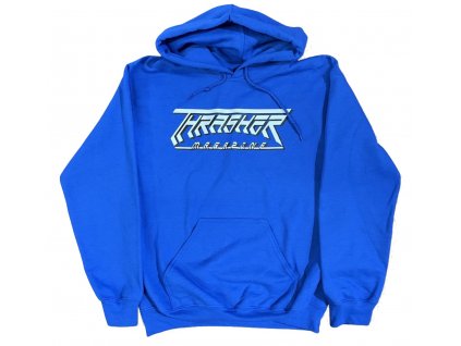thrasher thrasher hood mens future logo royal blue
