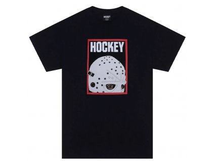 hockey half mask t shirt black 1