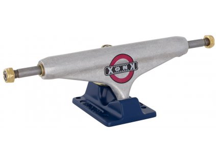 independent stage 11 forged hollow knox skateboard trucks silverblue 1main stem in129639