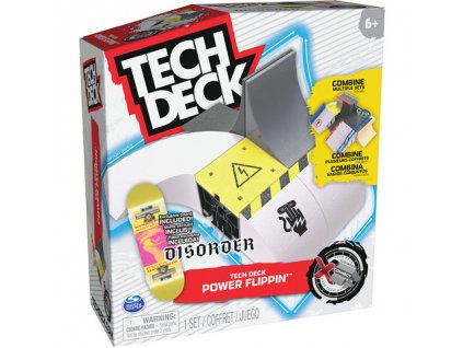 tech deck power flippin draha s fingerboardom spin master