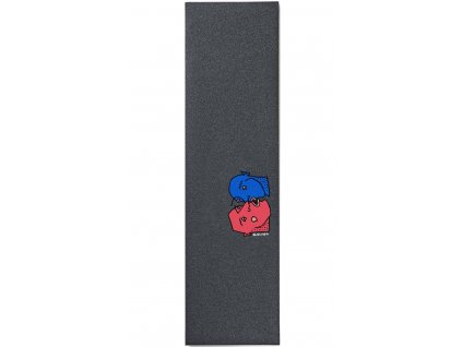 polar skate co kissing heads printed skateboard griptape