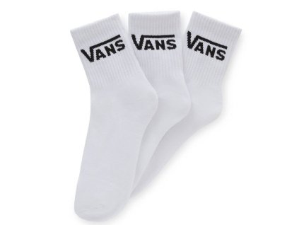 Vans - Ponožky Half Crew 42-47 White (3páry)