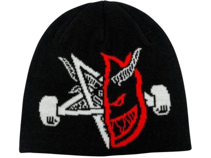 THRASH BURN BLACK SKULLY BEAN