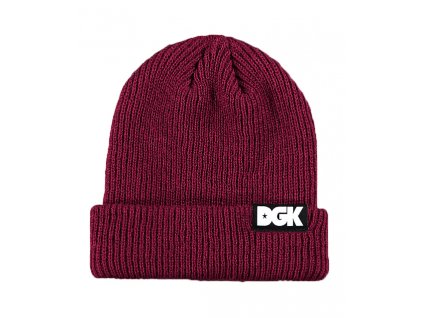 DGK Classic Burgundy Beanie 288390 front US