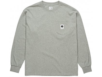 POCKET LONGSLEEVE TEE HEATHER GREY 1