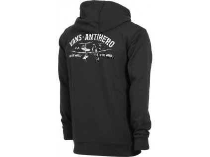 vans vans x antihero wired hoodie black reverse