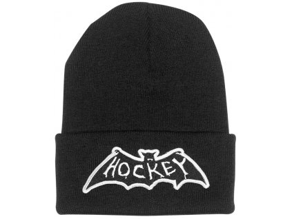 2019 Hockey QTR1 Hat GraphicPreview Bat Black Front 1400x