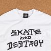 thrasher skate and destroy t shirt white 2