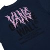 camiseta vans metal wall azul 68