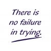 139 There is no failure in trying. 2