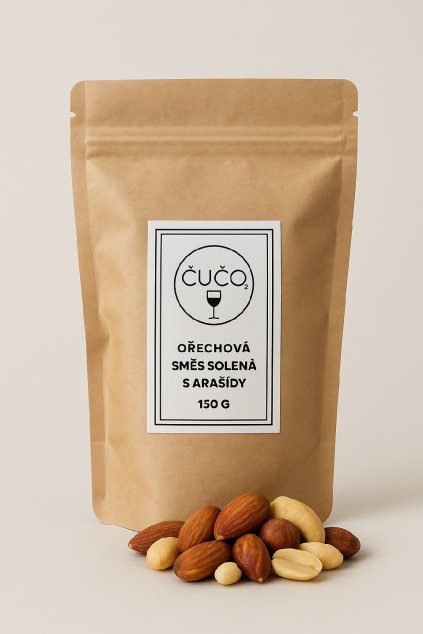 Ořechová směs SOLENÁ s ARAŠÍDY 150g  slané