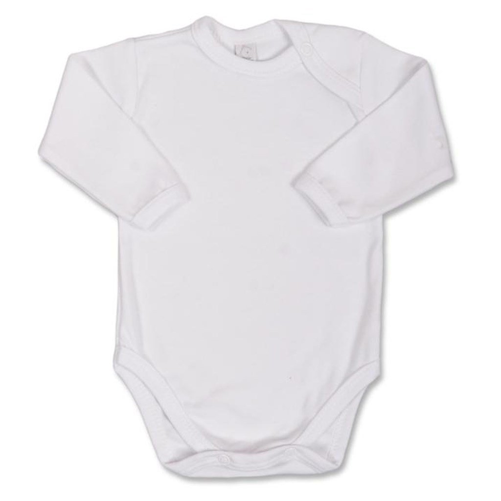 <p>Klasické bílé bavlněné kojenecké body Bobas Fashion s dlouhým  rukávem. Rozměry: obvod kolem hrudníku cca 44 cm, délka od ramínek cca 41, délka rukávu cca 24 cm. Složení: 100% bavlna.<br /></p> 74 (6-9m)