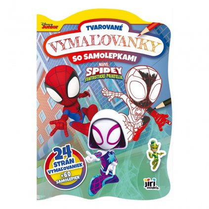 Tvarované omalovánky Spidey