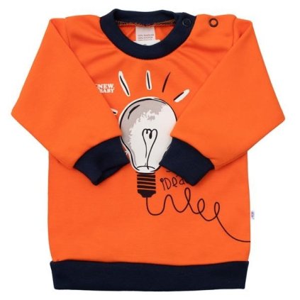 Kojenecké bavlněné tričko New Baby skvělý nápad 68 (4-6m)