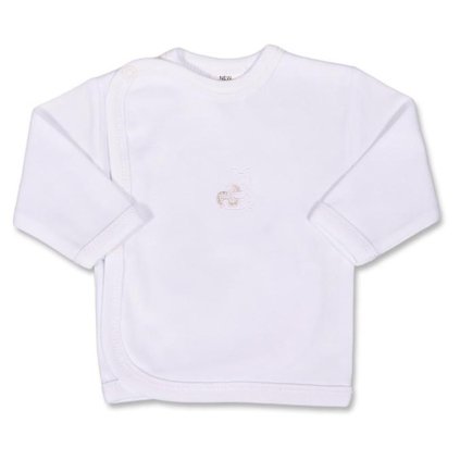 Kojenecká košilka s vyšívaným obrázkem New Baby bílá 62 (3-6m)