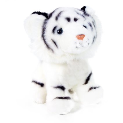 Plyšový tygr bílý