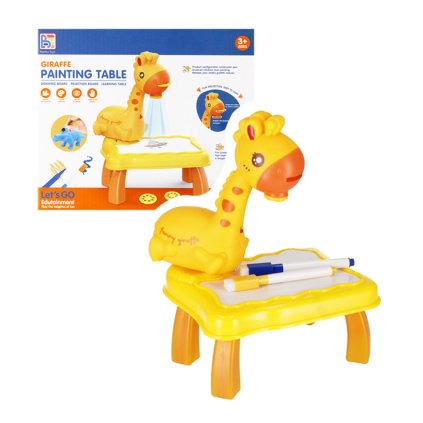 Žirafa projektor a stolek