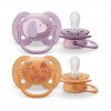 Šidítko Avent Ultrasoft Premium zvířátka 6-18 m 2ks holčička 6-18 m