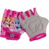 Dětské rukavice na kolo Paw Patrol růžové Univerzálna