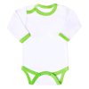 Kojenecké body New Baby s zeleným lemem 68 (4-6m)