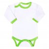 Kojenecké body New Baby s zeleným lemem 86 (12-18m)