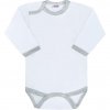 Kojenecké body New Baby s šedým lemem 86 (12-18m)