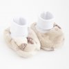 Kojenecké Wellsoft zimní capáčky New Baby Polar Bear 0-6 m