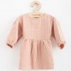 Kojenecké mušelínové šaty New Baby Comfort clothes růžová 62 (3-6m)
