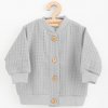 Kojenecký mušelínový kabátek New Baby Comfort clothes šedá 74 (6-9m)
