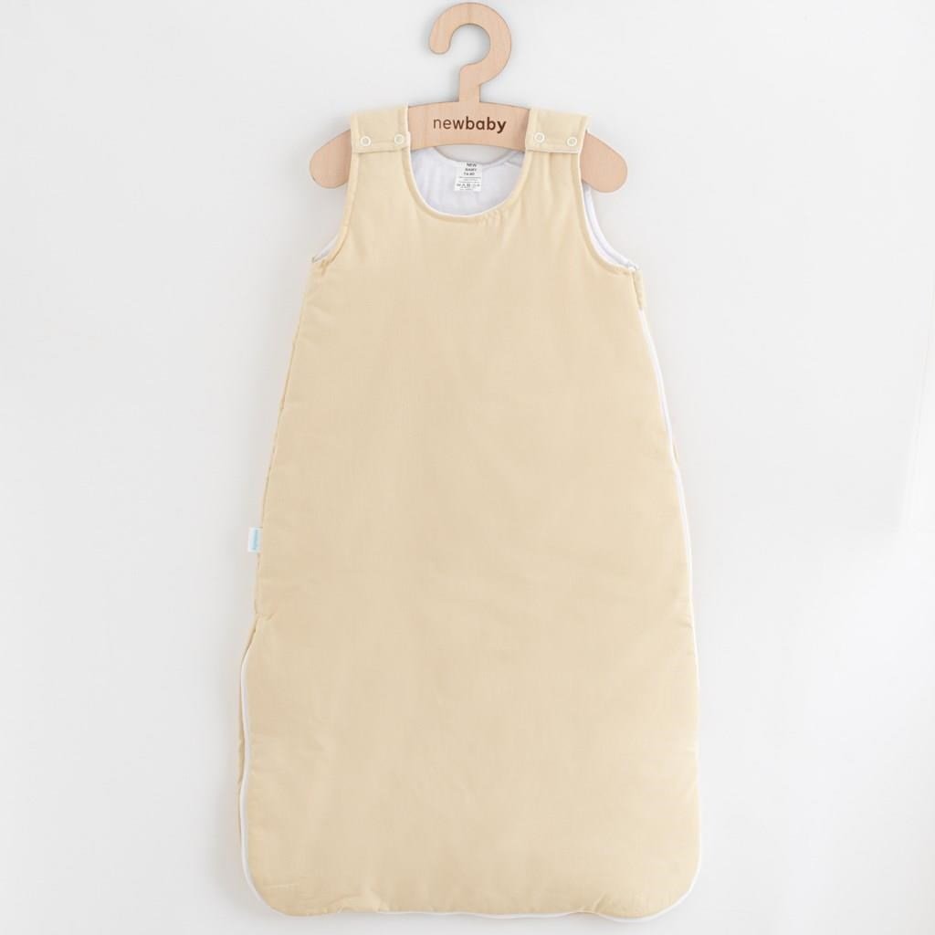 Dojčenský spací vak s výplňou New Baby Colours beige 80/86 - Cucuo