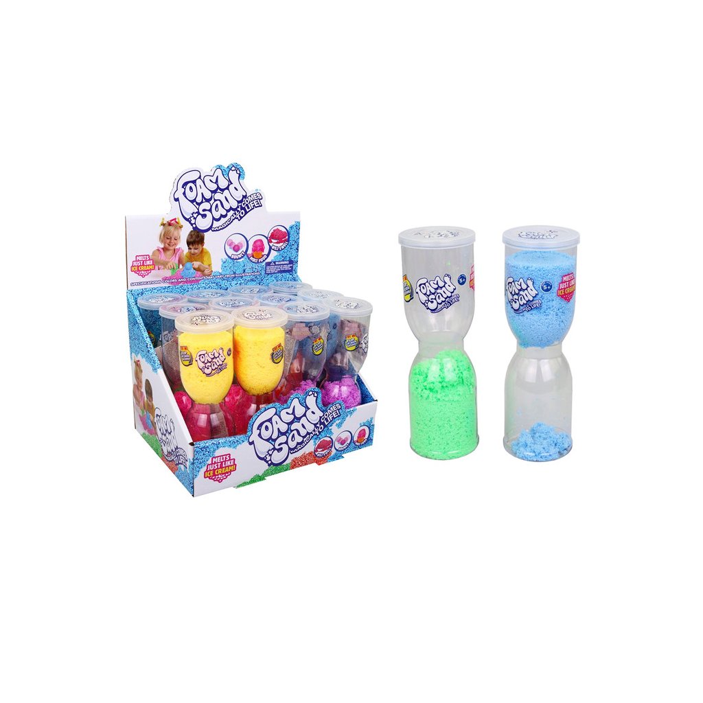 Piesok v presýpacích hodinách