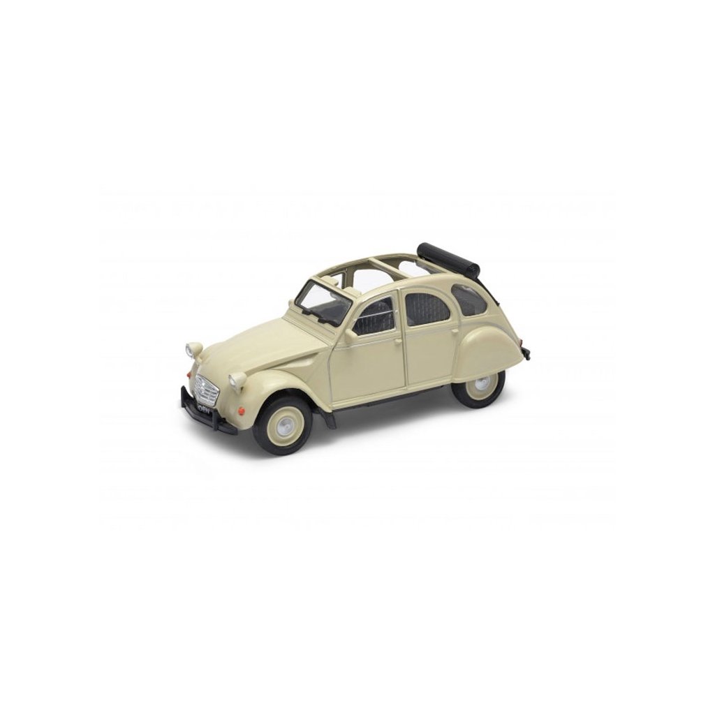 1:34 Citroen 2CV Convertible (farba Krémová)