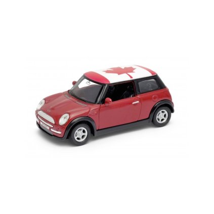 1:34 Mini Cooper Canada (farba Bordová)