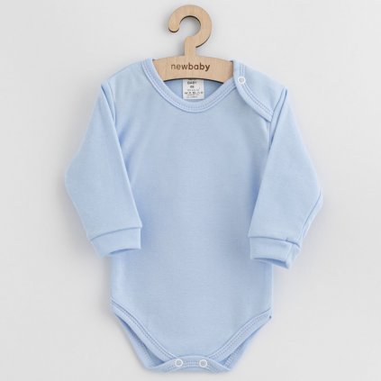 Dojčenské bavlnené body New Baby modrá 86 (12-18m)