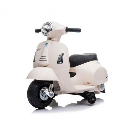 Detská elektrická motorka Baby Mix Vespa biela