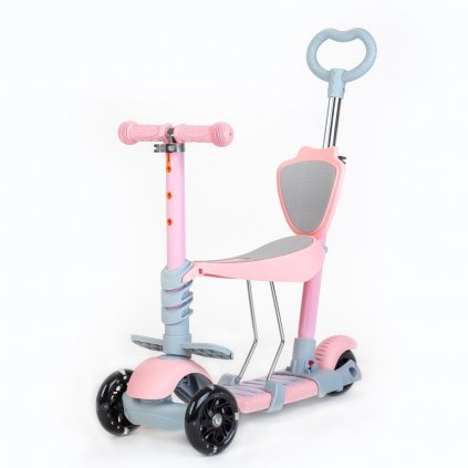 Detská kolobežka Baby Mix Scooter růžová