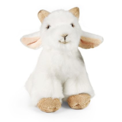 Plyšová sediaca koza