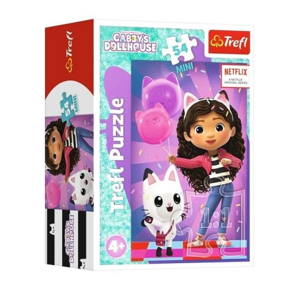 Puzzle Gabbys Dollhouse s mačičkou 54 dielikov