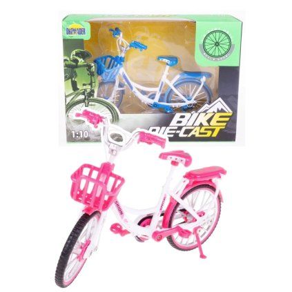 1:10 Kovový bicykel Retro (farba Modrá)