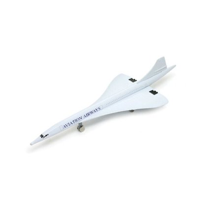 Lietadlo Welly Concorde (farba Biela)