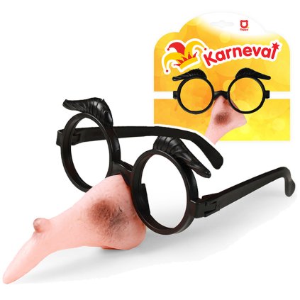 Okuliare čarodejnícke s nosom