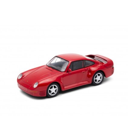 1:34 Porsche 550 Spyder (farba Strieborná)