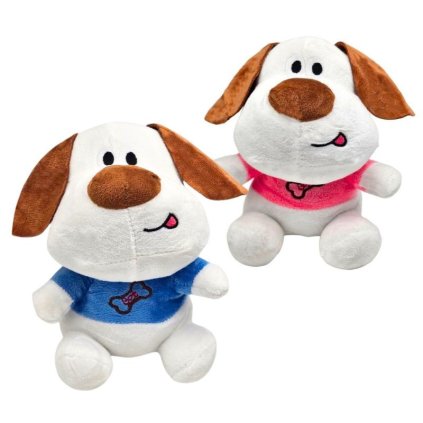 Psík sediaci v tričku