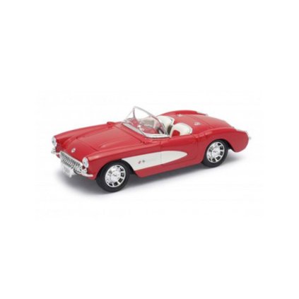 1:34 1957 Chevrolet Corvette Convertible (farba Ružová)