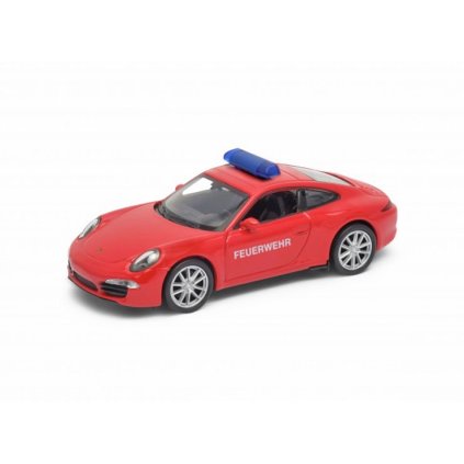 1:34 Porsche 911 Carrera S Coupe Fire (farba Červená)