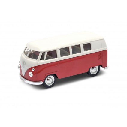 1:34 1963 Volkswagen T1 Bus (farba Červená)