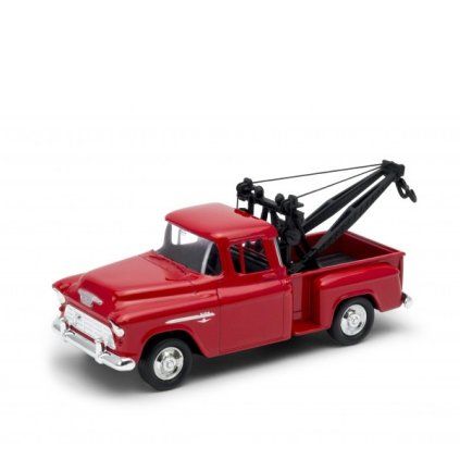 1:34 1955 Chevy Stepside Tow Truck (farba Modrá)