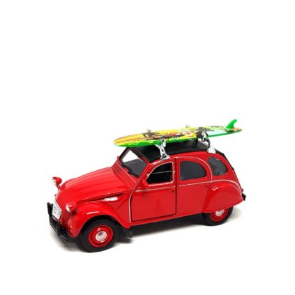 1:34 Citroen 2CV surf (farba Strieborná)