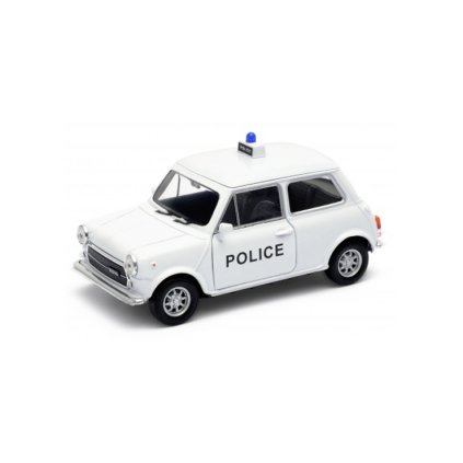 1:34 Mini Cooper 1300 POLICE (farba Biela)